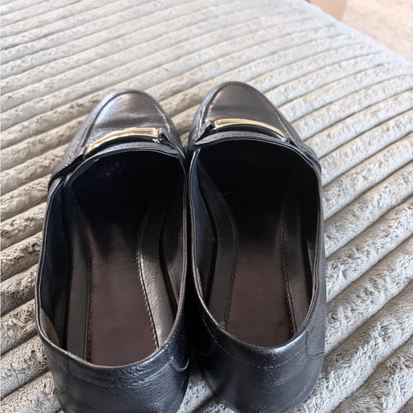 Tory Burch Georgia Loafers Black leather size 10 - Picture 9 of 12